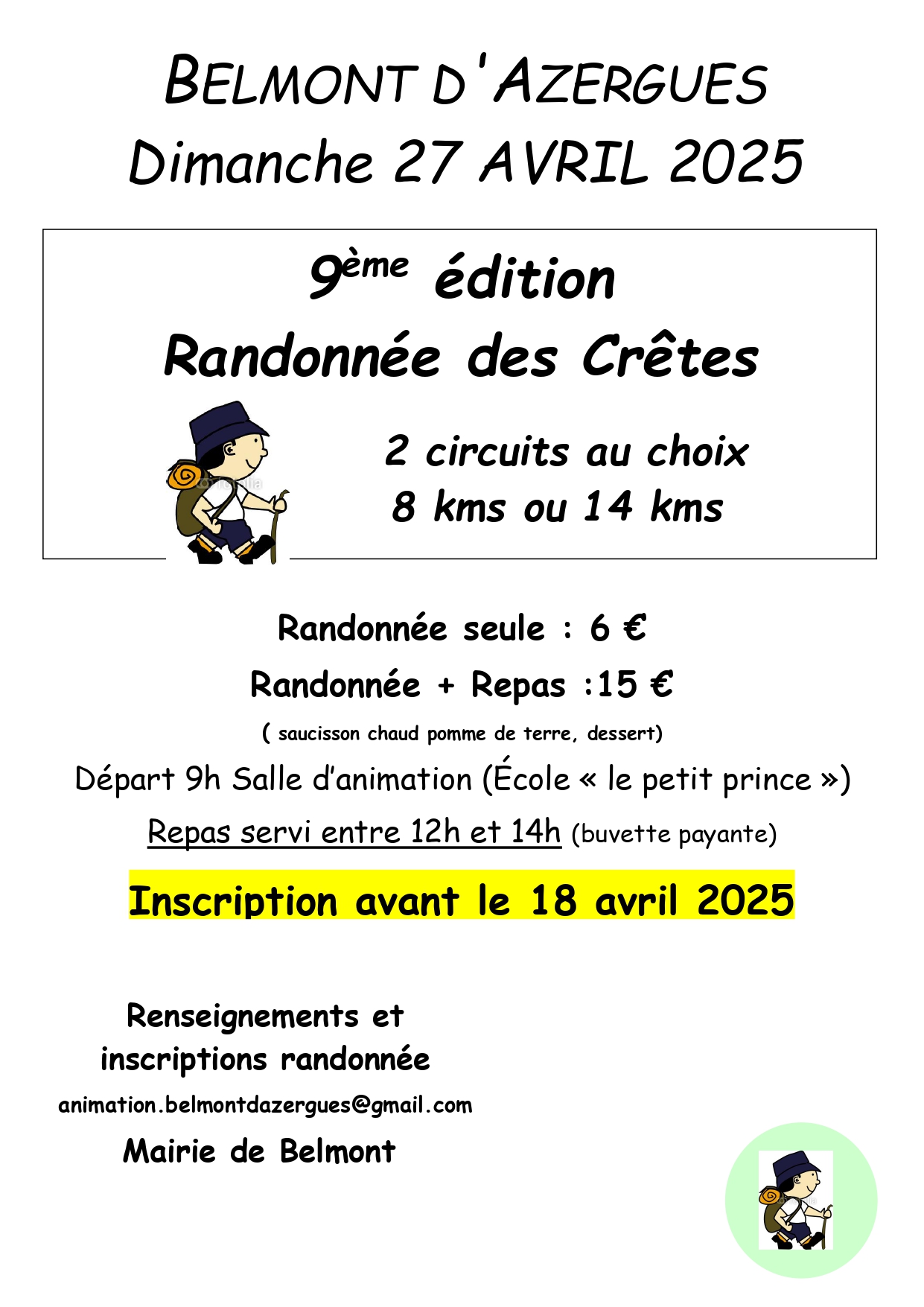 9ème randonnée des crêtes